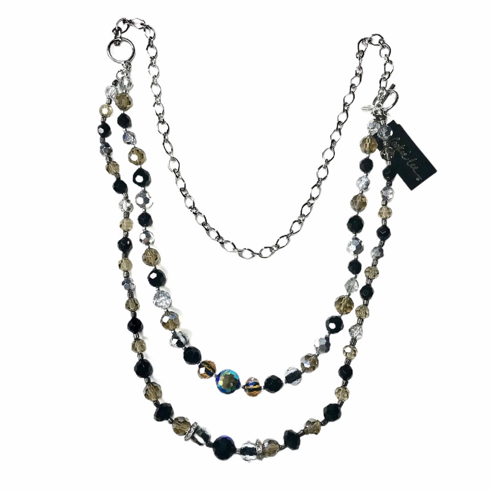 Cookie Lee Genuine Crystal Beaded Necklace